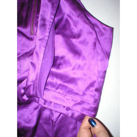 New Designer Helmut Lang 100% Silk Purple Tank XS P Womens Sleeveless Top NWT - Picture 4 of 8